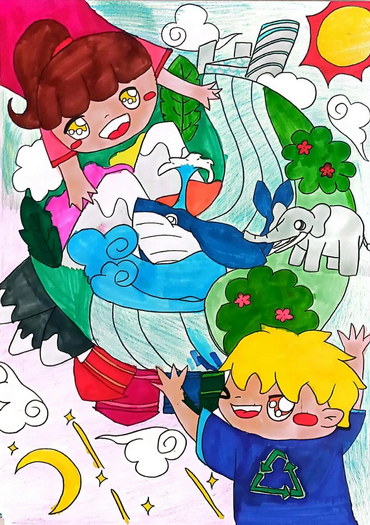��ɫ��̼�������л滭